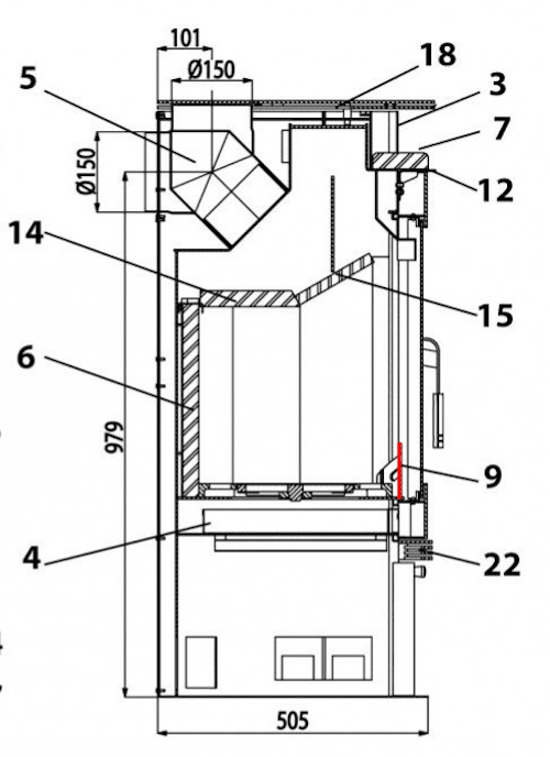 Haas-Sohn Harstad 216.15 grille verticale