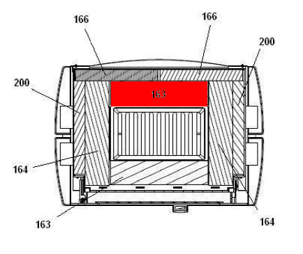 Haas+Sohn Vercellio 275.15 Pierre de sole à l’arrière pierre de la chambre de combustion