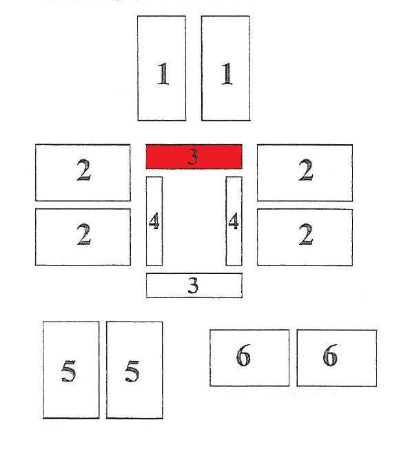 Caminos Rhombus Bodenstein hinten Vermiculitestein