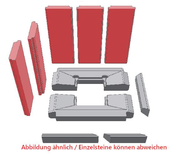 Schmid Ekko R 67(45)/51 pierre latérale kit A