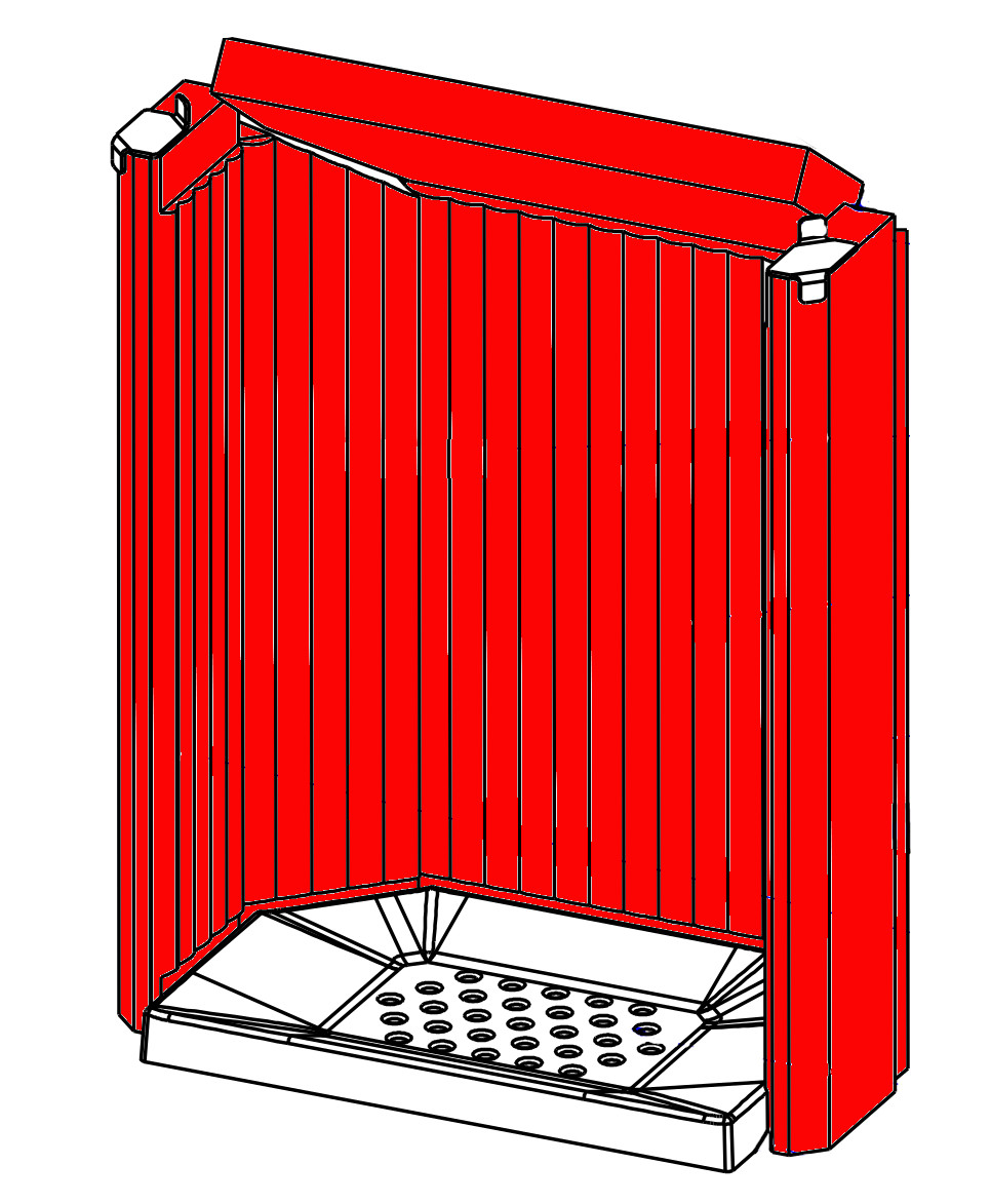 Romotop Lugo 03W revêtement de chambre de combustion