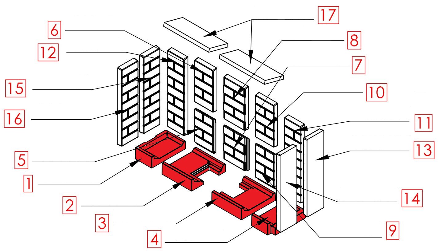 Spartherm Varia 1V-100h pierre de sole kit