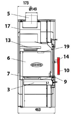 Haas-Sohn Cers 469.17 poignée de porte