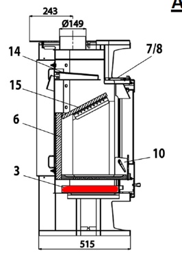 Haas+Sohn Bergamo 267.17 Aschekasten