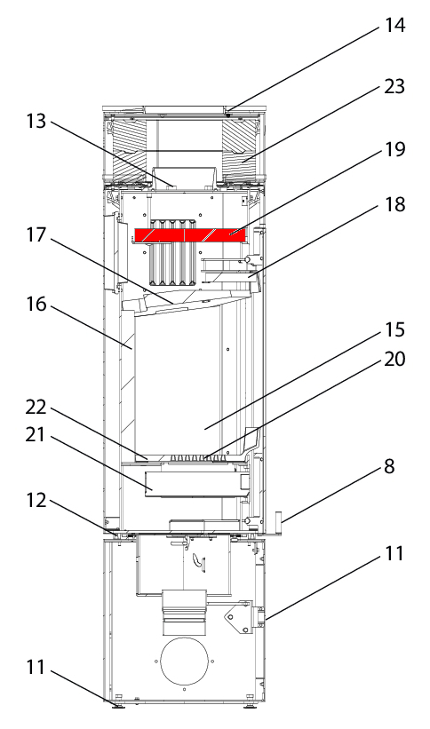 Wodtke KK 95 déflecteur haut