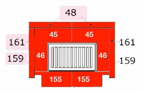 Haas-Sohn Göteborg 252.17 revêtement de chambre de combustion