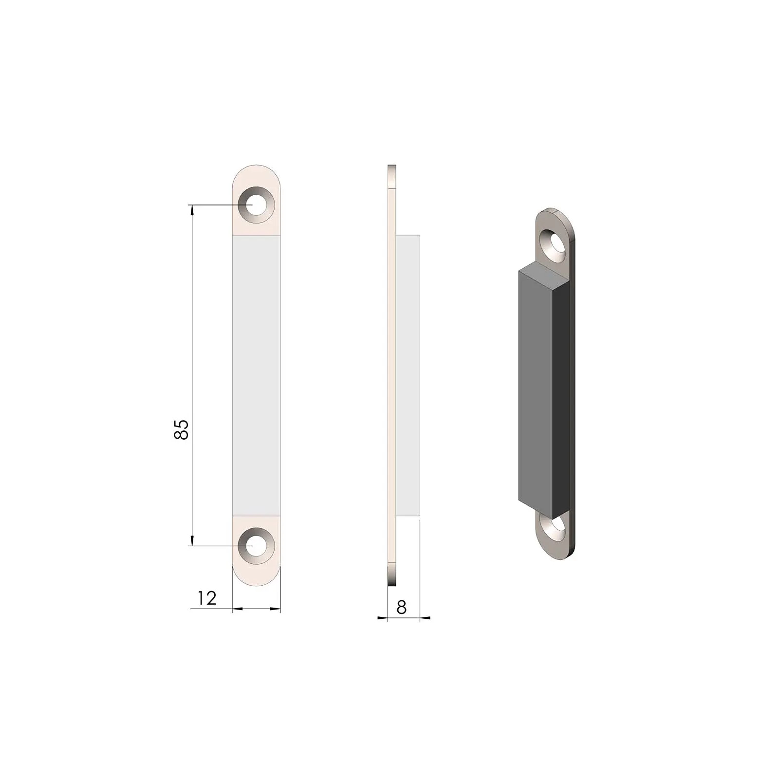 Termatech TT23 loquet magnétique porte de chambre de combustion