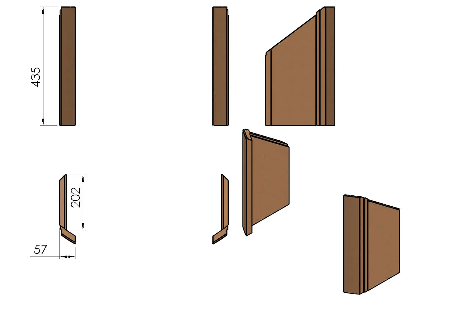 Termatech TT22 pierre latérale kit B