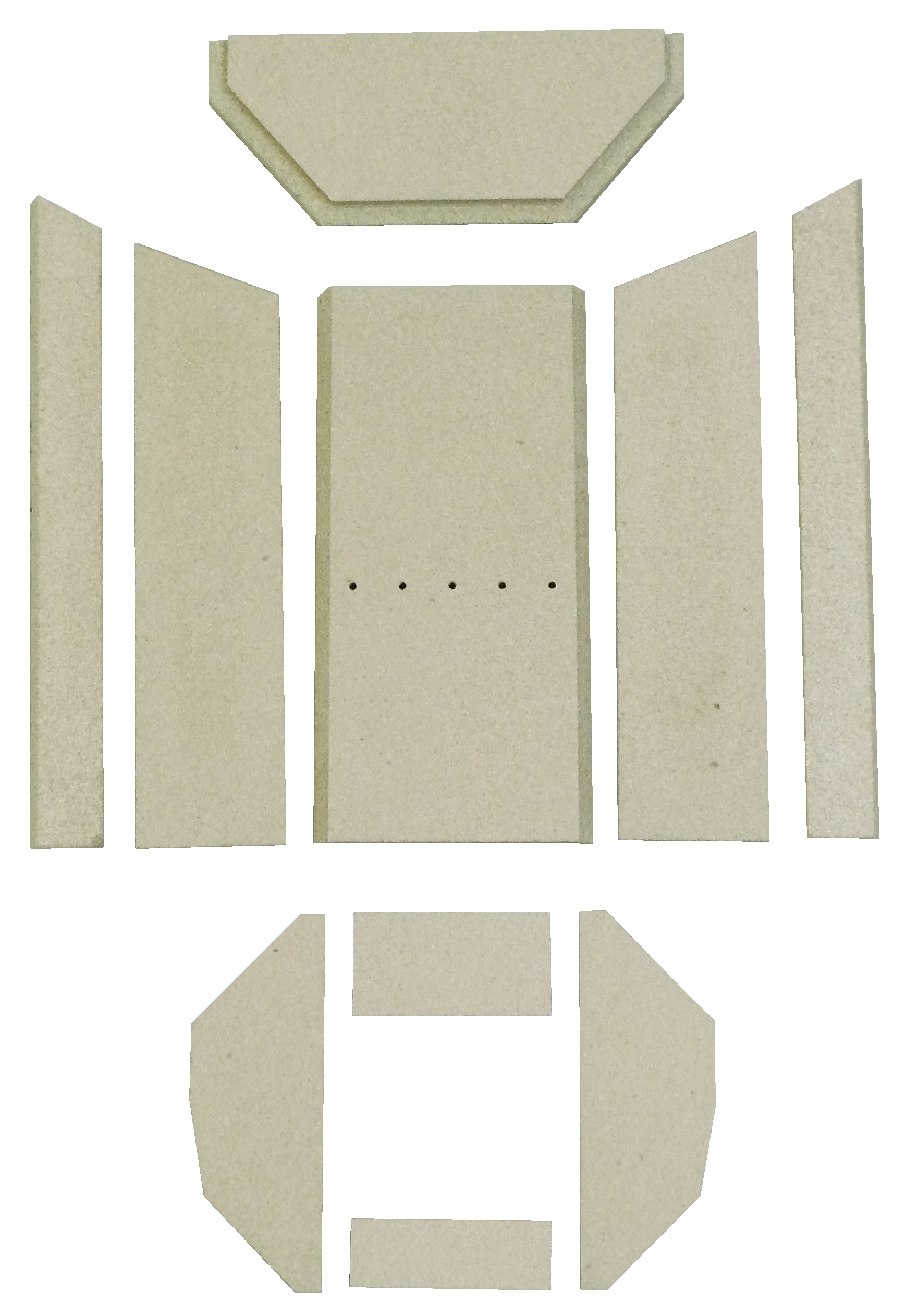 Justus P50-5 revêtement de chambre de combustion B