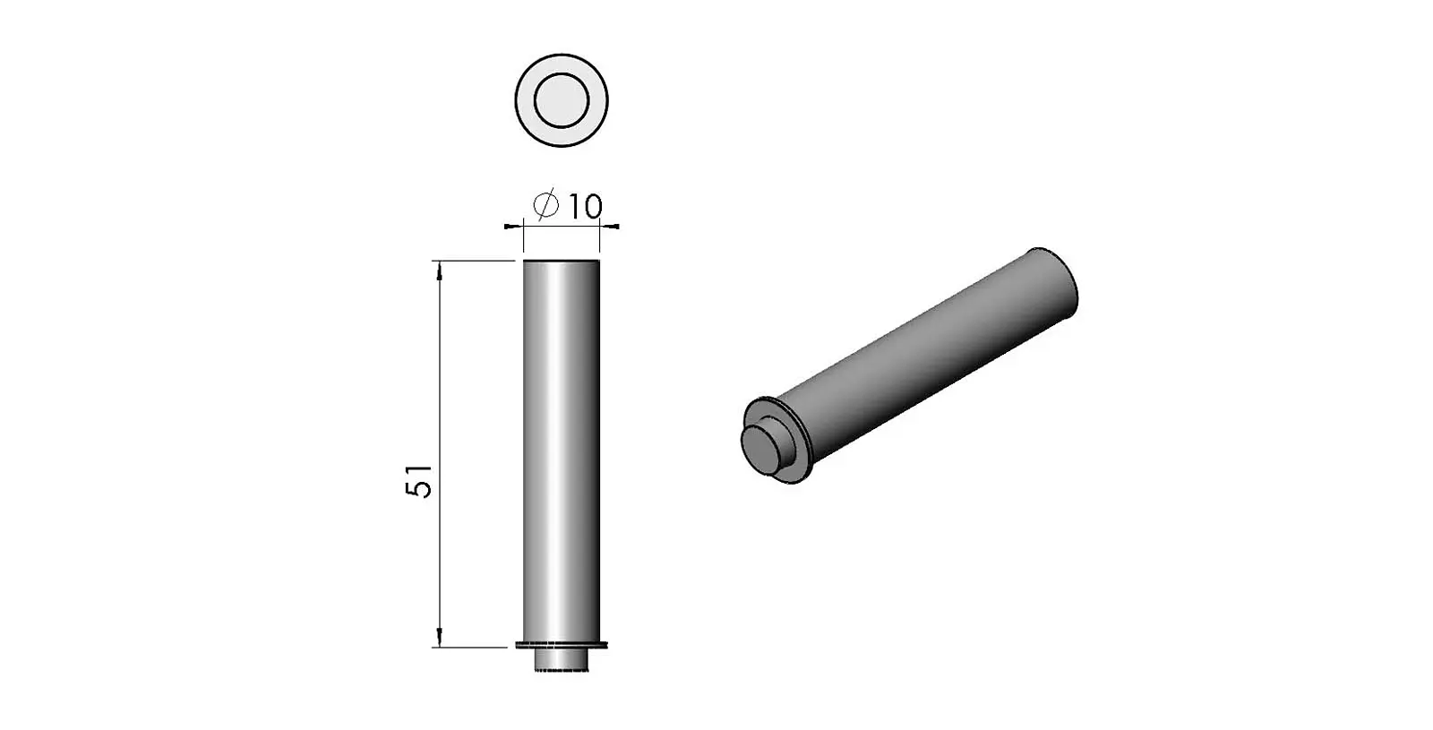 Termatech TT22HS loquet magnétique porte de compartiment à bois