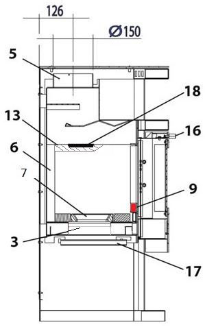 Haas+Sohn Aarhus 284.15 Stehrost Glutfang