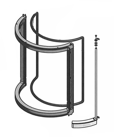 Koppe Nexus Aqua poignée de porte chambre de combustion A