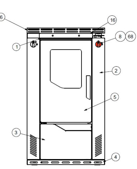 Wamsler W2-50 bouton rotatif 