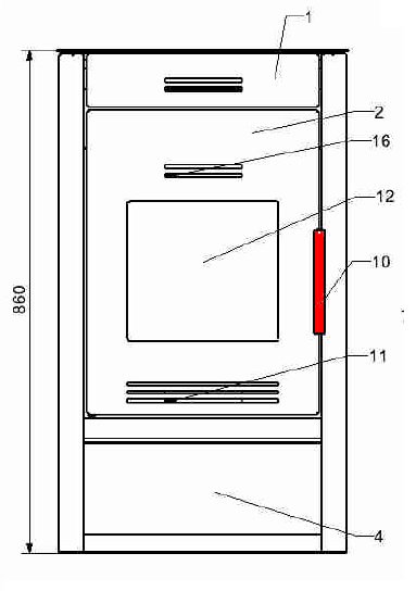 Haas-Sohn Pico 286.12 poignée de porte