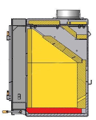 Max Blank Designo Bodenstein Feuerraumstein