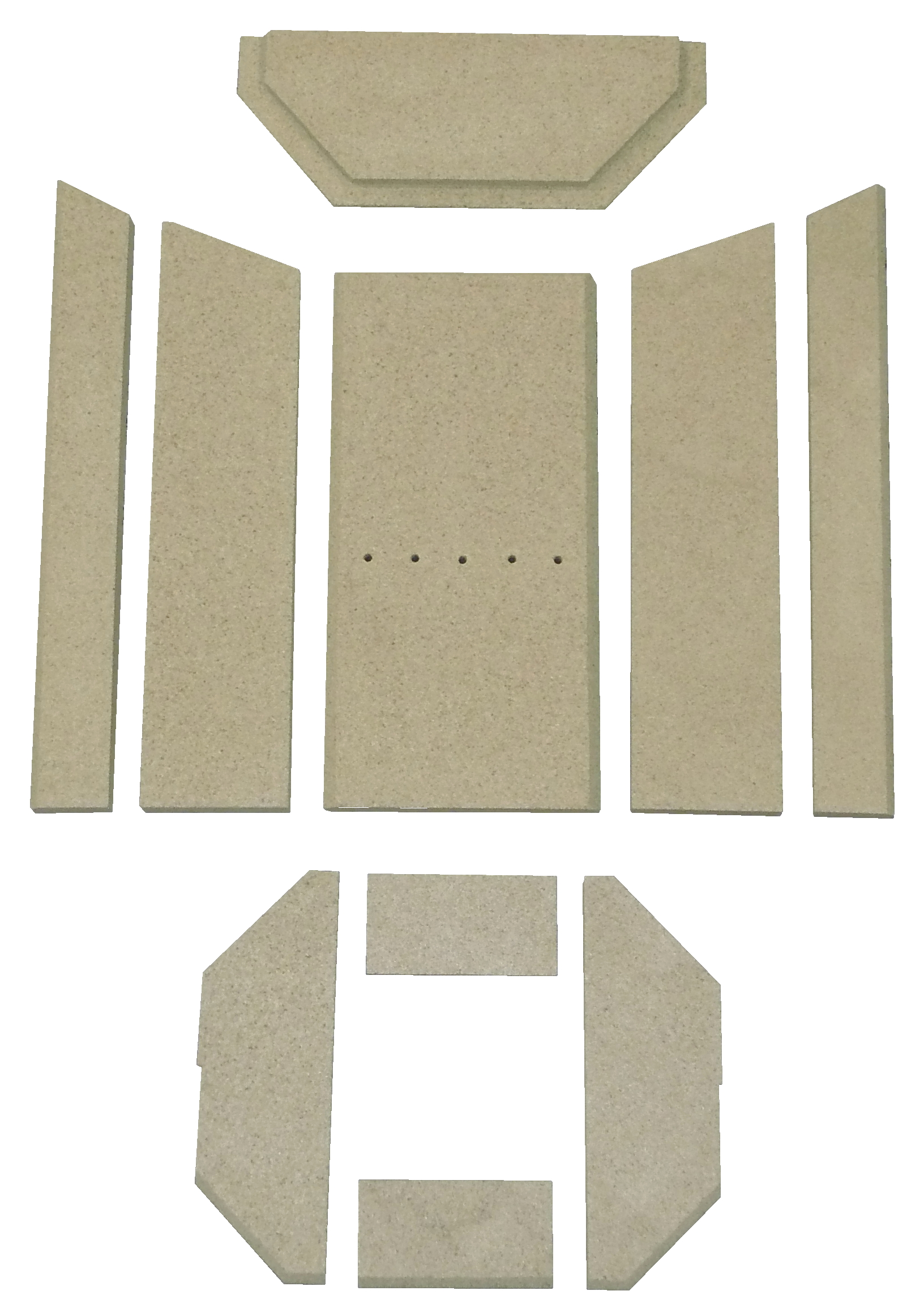 Justus P51-5 revêtement de chambre de combustion B