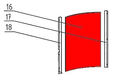 Oranier Arktis 5 Sichtscheibe A Glas