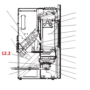 Wodtke PE Nova Einbaugerät air+ câble capteur de débit d'air