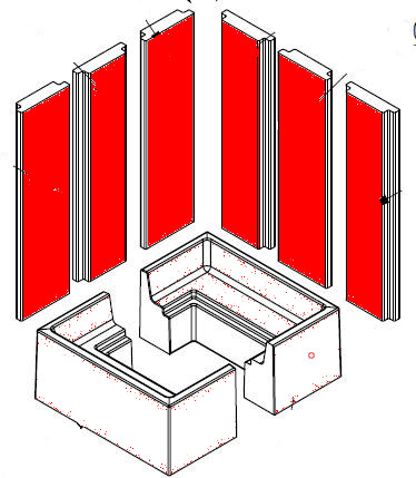 Spartherm Piko L Wandsatz A