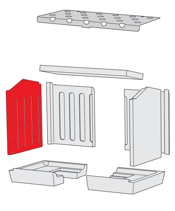 Contura i20 pierre latérale gauche