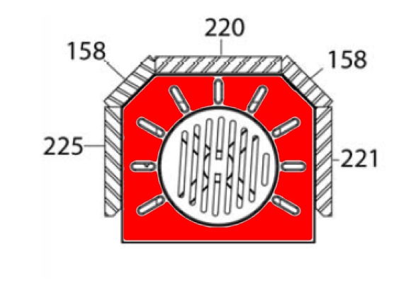 Haas-Sohn Askja 235.17 revêtement de chambre de combustion