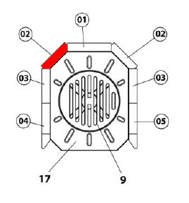 Haas+Sohn Husum 206.15 Seitenstein links hinten