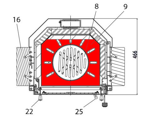 Haas+Sohn Hasvik 231.17 Rostlager Rosthalter