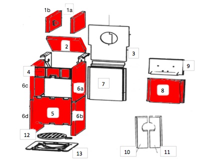 Wamsler Calor F Feuerraumauskleidung A