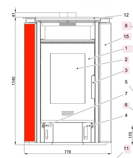 Haas-Sohn Kuopio II 265.17 habillage latéral gauche paradiso