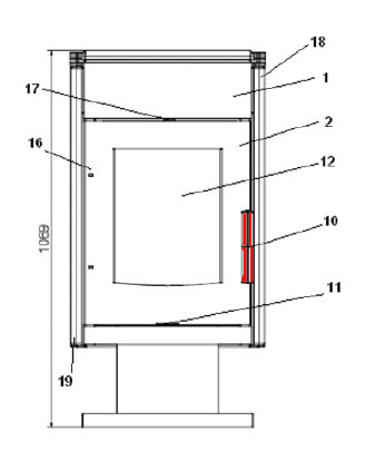 Haas-Sohn Moers 306.15 poignée de porte