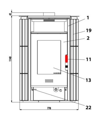 Haas-Sohn Breisgau 172.17 poignée de porte