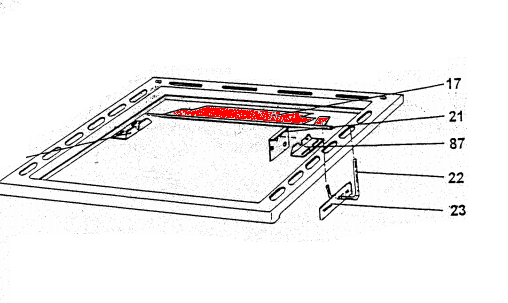 Wamsler K150 Anheizklappe Luftzufuhr 