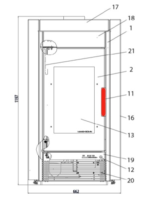 Haas-Sohn Hasvik 231.17 poignée de porte