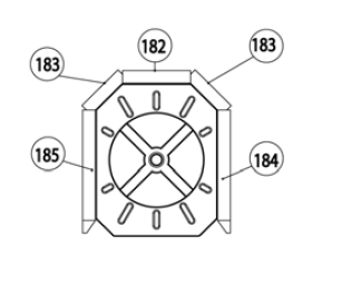 Haas-Sohn Imatra 212.17 revêtement de chambre de combustion