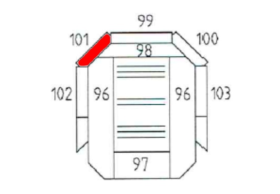 Haas+Sohn Bornholm II 164.15 Seitenstein links hinten A Feuerraumstein