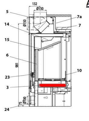 Haas+Sohn Bilbao 327.15 Aschekasten