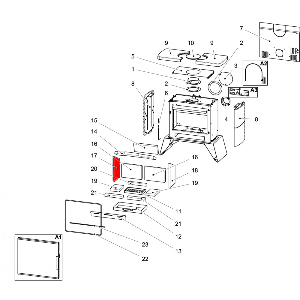 Haas+Sohn London II easy 347.15 Seitenstein links