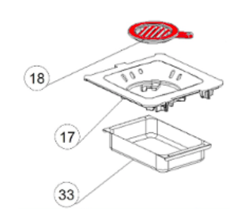 Kleining Fulvia grille de décendrage