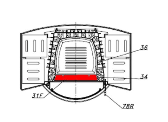 Olsberg Gröndal grille verticale