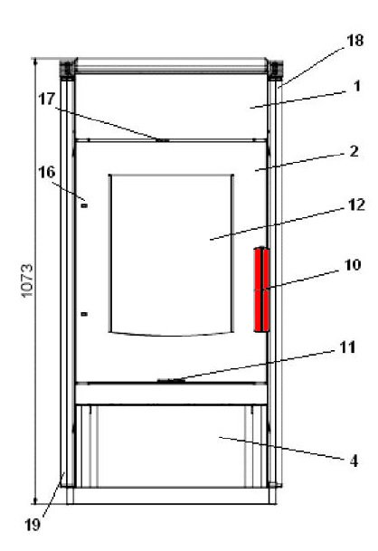 Haas-Sohn Molde 305.15 poignée de porte