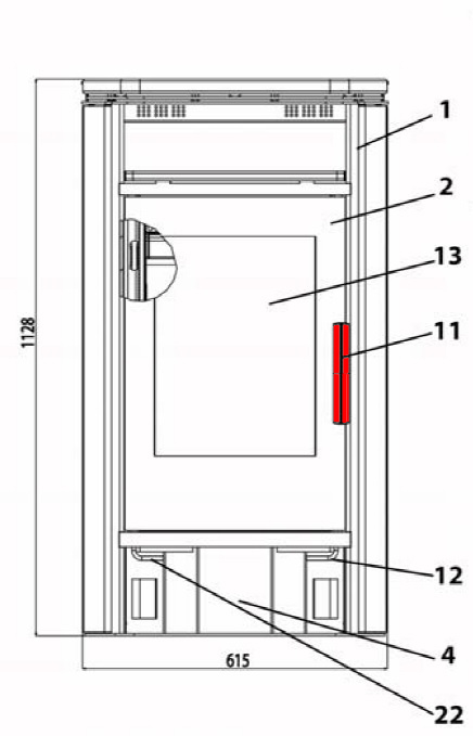 Haas-Sohn Nordal 249.17 poignée de porte