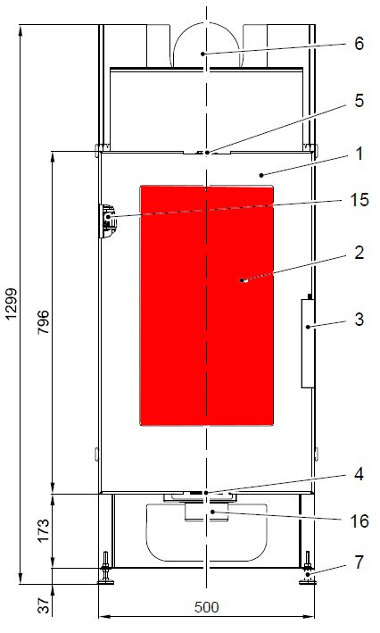 Haas+Sohn Pinus 218.17 Sichtscheibe