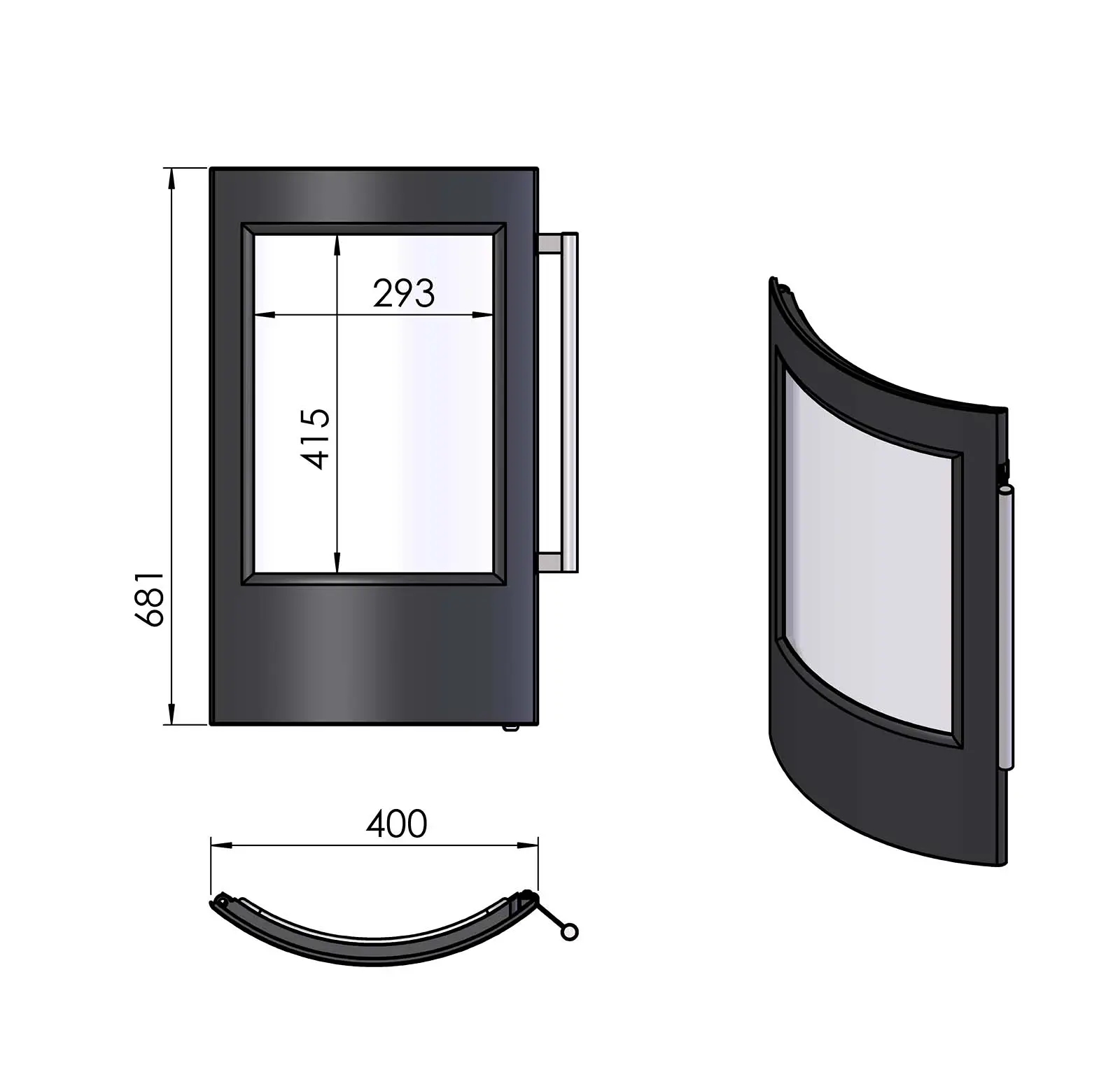 Termatech TT21 porte kit noir