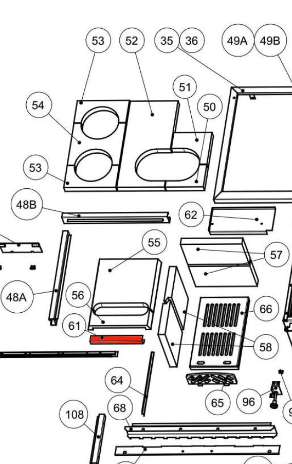 Wamsler W1-75 Zugumlenkunghalter Metall 