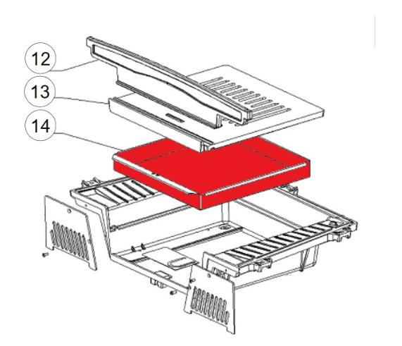 La Nordica Focolare 70 Piano cendrier B