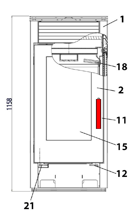 Haas-Sohn Panorama 255.15 poignée de porte