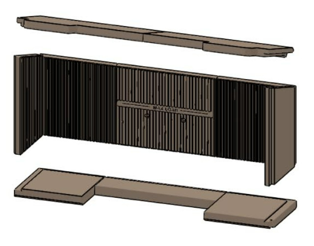 Oranier Ziva XL revêtement de chambre de combustion