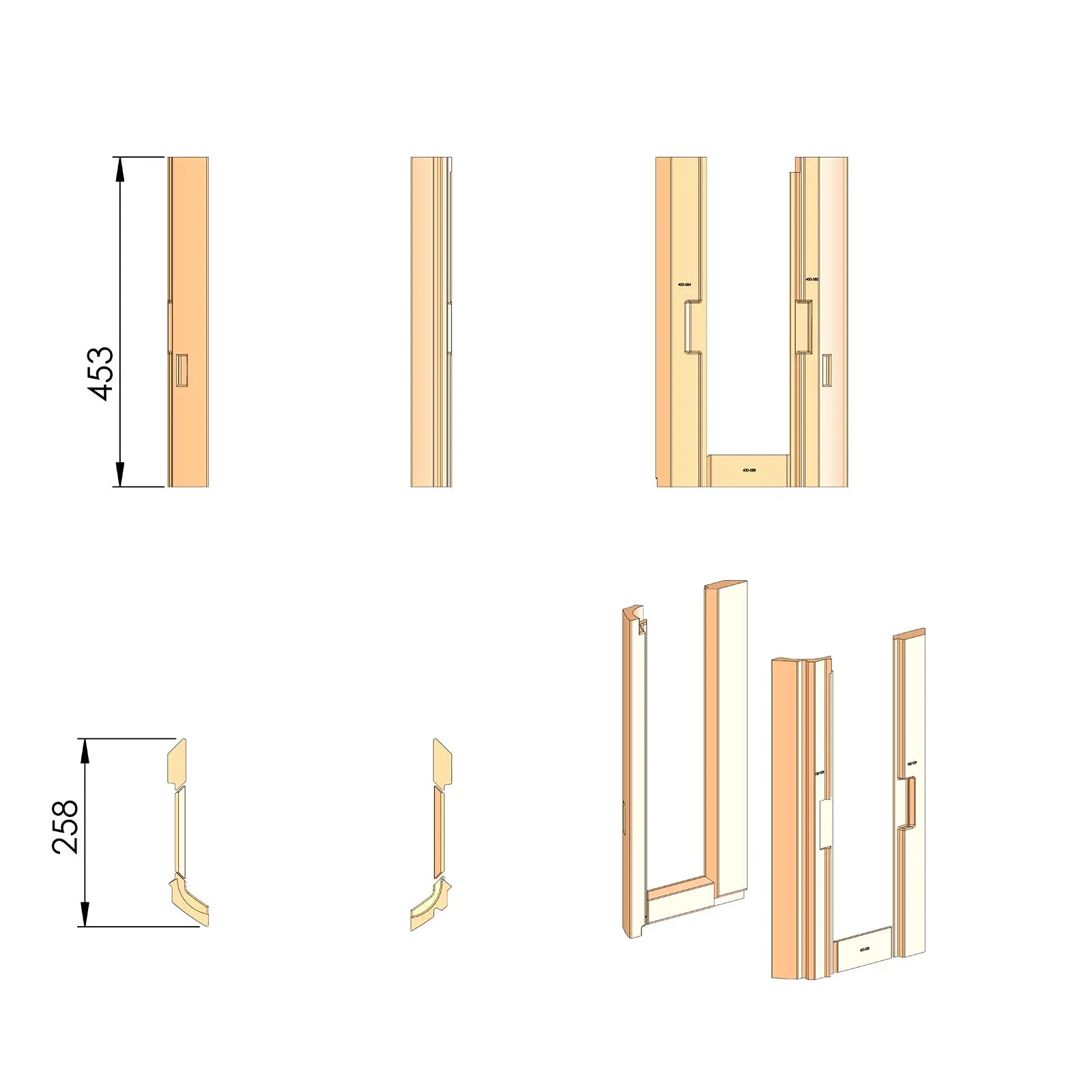 Termatech TT23RGW pierre latérale kit