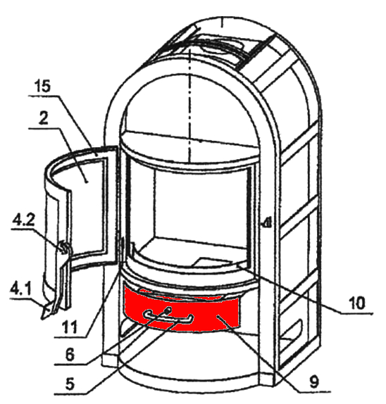 Oranier Viking cendrier D