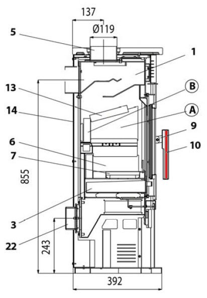 Haas-Sohn Javus 203.14 poignée de porte